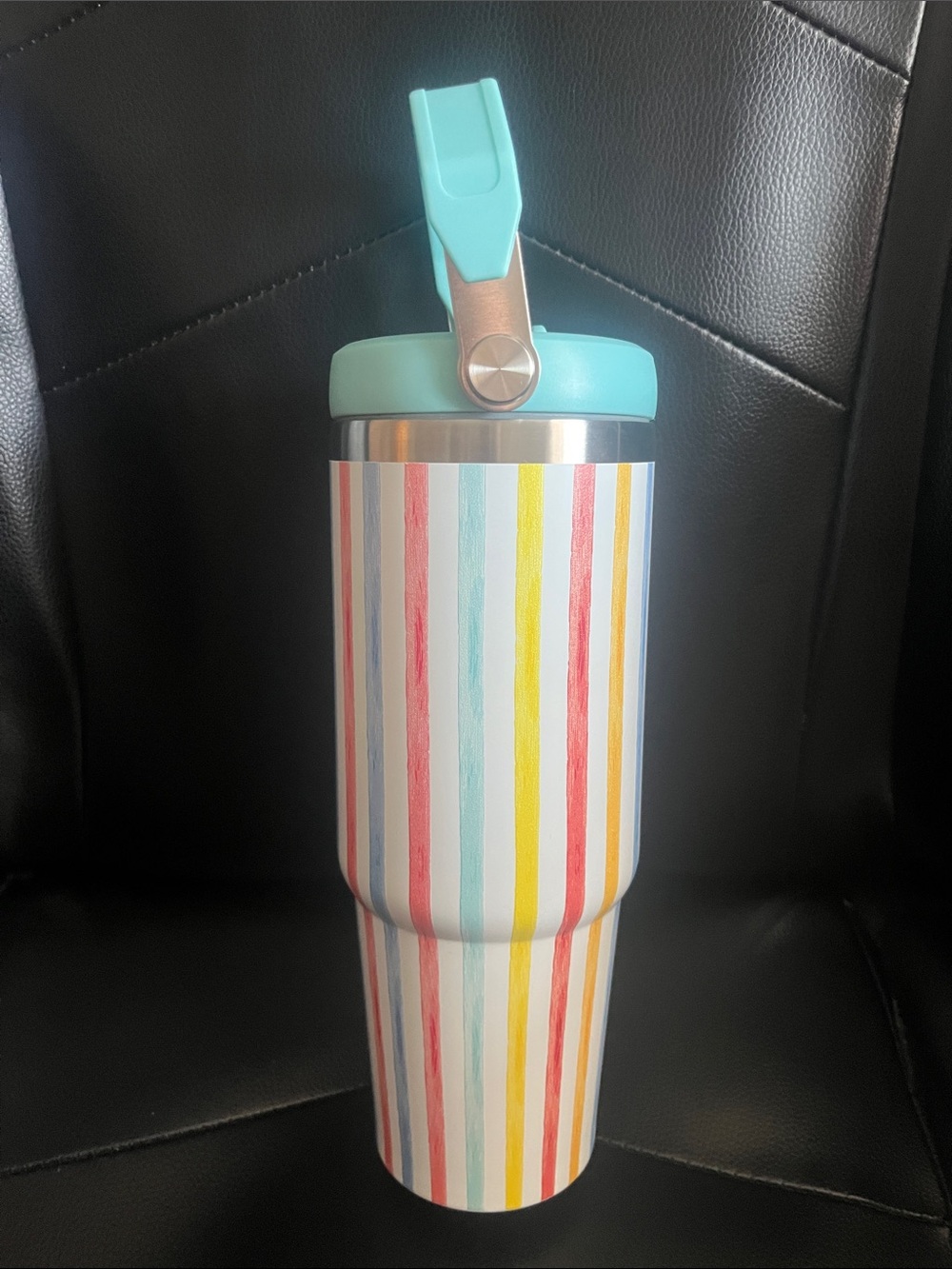 Summer Stripes NWT Stainless Steel 30oz Flip Tumbler - Picture 2 of 6